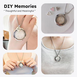 Collar Conmemorativo <span class=keywords><strong>de</strong></span> Acero Inoxidable para Mascotas, para Guardar Dientes y Pelo, Ecológico, para Uso en Exteriores, Colgante <span class=keywords><strong>de</strong></span> Corazón para Perro, Abrible, DIY - Product Image 6