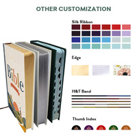 Fabricant de Bibles en Cuir Couleurs Assorties Vente en Gros Impression Personnalisée de Bibles Saintes Fournitures Religieuses pour Églises Anglais