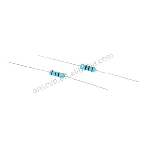 ANSOYO yeni orijinal 10ohm 0.5W 10R 5% IC çip dirençler 1K 2K 10K 100K 47K 470R Metal film rezistans elektronik bileşenler