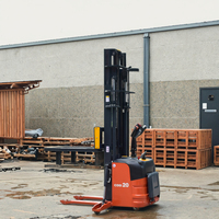 Chariot élévateur électrique Beiqiang CDD20 de 1,5 tonne, levée de 5,5 m, batterie plomb-acide 48V/32AH, pneus pleins, déplaceur latéral hydraulique, trois étages