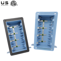 Boîte de distribution électrique SLH-4 sans métal, 4 modules, étanche IP67/IP65, en plastique ABS, avec joint en PVC