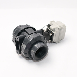 2 "Dn50 50Mm 12V Upvc Pvc Gemotoriseerde Klep Plastic Gemotoriseerde Waterklep - Product Image 1