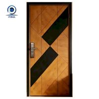 Puerta Individual de Acero Inoxidable Prima Contemporary, Resistente al Agua, para Casas de Campo, Pasillos, Exteriores y Proyectos de Renovación de Apartamentos