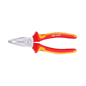 คีมปากแหลม YT-21130 6 นิ้ว เหล็กโครเมี่ยมวาเนเดียม เกรดอุตสาหกรรม ด้ามจับหุ้มฉนวน สีส้ม - Product Image 1