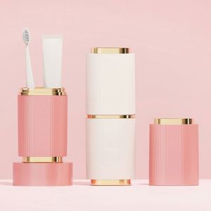 Bathroom Accessories Eco-Friendly Plastic Portable <b>Toothbrush</b> Toothpaste Storage Case Box Organizer <b>Holder</b> Travel Bathroom Items - Product Image 3
