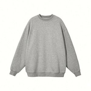 H5557 Clothing Manufacturer Wholesale Custom 360 Gsm Cotton <b>Blends</b> Fleece Lined Crewneck Sweatshirts Men's Sweatshirts - Product Image 4