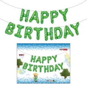 Ensemble de ballons de dessin animé de 16 pouces d'épaisseur pour <span class=keywords><strong>Minecraft</strong></span>, décorations de ballons d'<span class=keywords><strong>anniversaire</strong></span> SpiderMan - Product Image 3