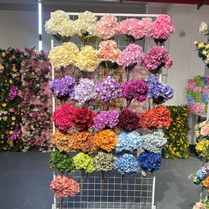 Boule de Fleurs d'Hortensia en Soie Artificielle Verte Imprimée en 3D Décoration de la Maison de Noël et de Mariage avec Peinture de Feuilles d'<span class=keywords><strong>Arbousier</strong></span> - Product Image 6