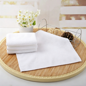 Serviettes de cuisine absorbantes en microfibre blanche promotionnelles - Product Image 2
