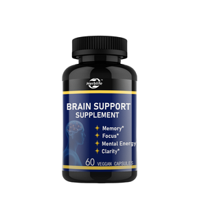 OEM nhãn tư nhân cao cấp não hỗ trợ bổ sung viên nang tự nhiên nootropic cho bộ nhớ, tập trung và tinh thần rõ ràng 60 Vegan mũ - Product Image 1