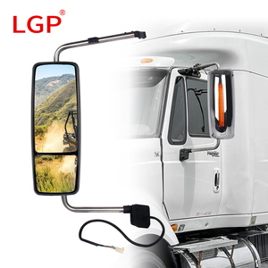 HIGHTO Driver Side Chrome Door Mirror Cover For International LT 625 Truck