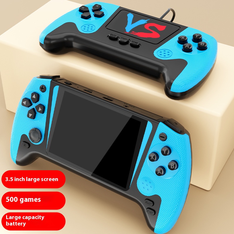Double poignée bleue