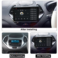 4G DSP WiFi BT 2 Din pantalla táctil REPRODUCTOR DE Radio para coche navegación GPS Multimedia Carplay OBD2 para Ford Figo 2019-2020 conexión USB