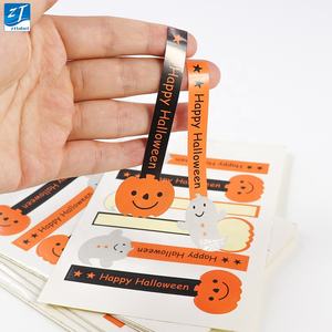 Baskı konserve gıda güvenliği ekmek etiket yapışkanlı logo kozmetik/plastik/mum/cam kavanoz özel logo etiketi etiket rulosu - Product Image 5