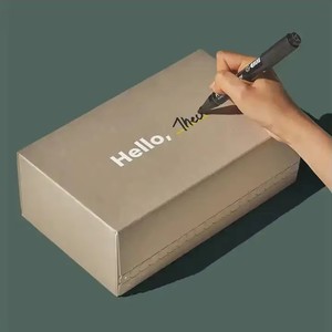 Tear Zipper Corrugated Mailer <strong>Box</strong> | Recyclable E-flute Shipping <strong>Box</strong> for Small Business Packaging - Product Image 1