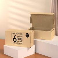 Boîte alimentaire en carton imprimé de haute qualité, carton d'expédition, boîte d'emballage pour œufs