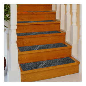 <span class=keywords><strong>Tapis</strong></span> de couverture d'<span class=keywords><strong>escalier</strong></span> intérieur antidérapant en polyester Graceline, motif jacquard puzzle, fabriqué à la machine, lavable, <span class=keywords><strong>autocollant</strong></span> - Product Image 2