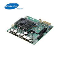 Carte mère N510S6 avec processeur quadricœur Celeron N5105, 2 ports LAN, 6 ports SATA3.0, M.2, DP HD, DDR4, carte mère industrielle 4K