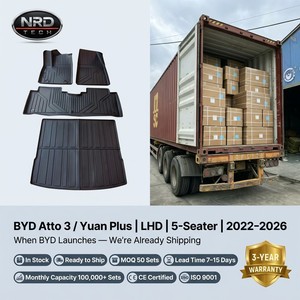 Alfombrillas de TPE para Auto, OEM, al por Mayor, para BYD Atto 3 EV, 5 Plazas, 2022-2026, Volante a la Izquierda, Impermeables, Fáciles de Limpiar, Ajuste 3D Personalizado - Product Image 2