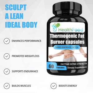 Capsules Thermogéniques Brûle-Graisses Directes d'Usine avec Poudre de Vinaigre de Cidre de Pomme pour Maintenir les Muscles - Product Image 3