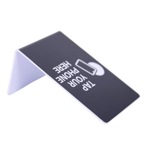 Tarjeta de Membresía NFC de PVC con Código QR Inteligente Personalizado para Acceso a Redes Sociales, Soporte de Mesa RFID en Blanco para Reseñas de <span class=keywords><strong>Google</strong></span> - Product Image 4