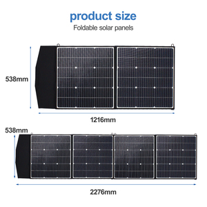 <span class=keywords><strong>EASUN</strong></span> POWER 100W 200W Panneau Solaire Portable Pliable pour Voyage Camping Power Bank Station - Product Image 3