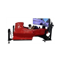 Cabina de Simulador de Carreras OEM/ODM de Metal con Asiento de Simulación F1 y Soporte para Volante, Plataforma de Sim Carreras Personalizable para Gamers