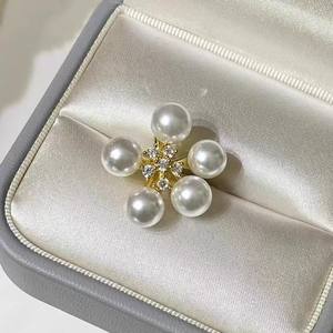 31194DIY Pearl Accessories S925 Silver Pendant Platinum Necklace with Multiple Beads and 6-7mm Round <b>Jade</b> Beads - Product Image 2