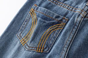 Pantalones Vaqueros Largos de Mezclilla para Niños y Niñas, Diseño Desgastado, Estilo Boutique, Alta Calidad, Ropa Casual Infantil - Product Image 5