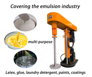 स्याही कोटिंग चिपकने वाला गोंद बिंदर रेसिन इमुसन पेंट बनाने की मशीन फैलाव उच्च गति फैलाव मिक्सर पेंट मिश्रण मशीन - Product Image 2