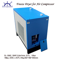Compresseur d'air à vis 7.5KW 11kw 15KW 22KW 30KW 37kw 1100L/min 2400L 3600L 8bar 10bar 16bar 12bar avec réservoir de sécheuse 1000L