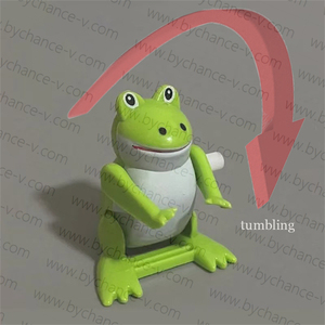 Jouet grenouille à remonter à prix abordable pour enfants, grenouille rebondissante rétro à remonter, jeu éducatif, récompense pour la maternelle, prix d'arcade - Product Image 2