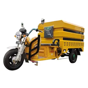 Street guardrail three-wheel high pressure washing new energy electric high pressure cleaning tricycle