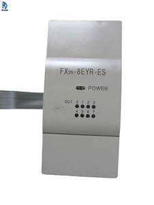 Módulo de Expansión de Salida de Relé de 8 Puntos AC de Aluminio FX2N-8EYR-ES/ES para Sistema de Automatización Industrial PLC - Product Image 1