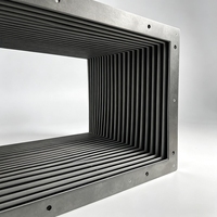 Housse de protection télescopique pour rail de guidage Yodel, soufflet rectangulaire en nylon accordéon pour CNC