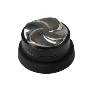Prensador y Nivelador de Espresso de Acero Inoxidable con Doble Cabezal y Profundidad Ajustable - Product Image 2