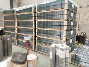 Heavy Duty 4''x4'' <b>Openings</b> 4x16ft Welded Galvanized Wire Mesh Decking Pallet Panels for Racking <b>Storage</b> System - Product Image 4