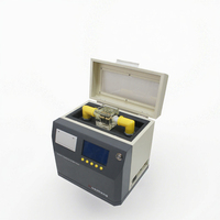 Testeur de tension de rupture d'isolement alimenté par batterie HZJQ-D1 70 kV, instrument de mesure automatique portable de la tension de rupture d'isolement (BDV)
