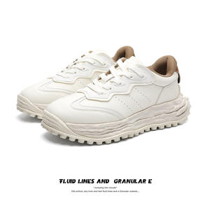 2025 nouveau haut jaune mode décontracté hommes chaussures microfibre supérieure confort semelle épaisse Soluble élégant polyvalent - Product Image 2