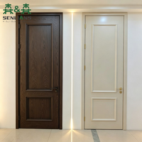 Porte de chambre SLS Stately à 6 panneaux, porte intérieure en bois haut de gamme personnalisée pour une personnalisation de toute la maison bien éclairée
