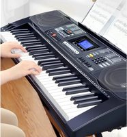 Mk-812 Musical Keyboard Instruments 61 Keys Electronic Organ Keyboard Piano Synthesizer for Beginners Playing