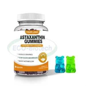 Ausreson Astaxanthine Gommes OEM Naturel OEM En Vrac Astaxanthine Collagène Vegan Gommes Supplément Astaxanthine Gummies - Product Image 1