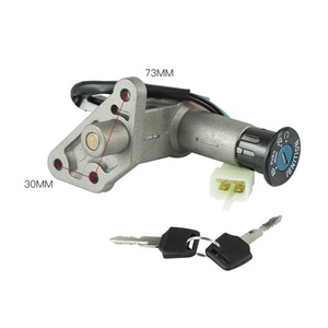 Accessoires de moto : Serrure de porte électrique, interrupteur de verrouillage complet pour véhicule, serrure à clé pour <span class=keywords><strong>Falcon</strong></span> 150, <span class=keywords><strong>Falcon</strong></span> <span class=keywords><strong>Lake</strong></span> R5R9 - Product Image 2