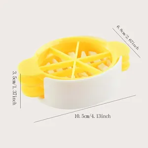 1pc 3-in-1 <b>Egg</b> Slicer Creative <b>Plastic</b> Multi-functional Kitchen Tool <b>Egg</b> Cutter - Product Image 3