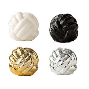 Ornements en céramique de luxe <span class=keywords><strong>l</strong></span>égers et modernes à texture de ligne ornements en style nordique pour la décoration intérieure - Product Image 3