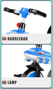 Últimos modelos de <span class=keywords><strong>triciclo</strong></span> de bebé con forma de avión con luz y música niña niño niños <span class=keywords><strong>triciclo</strong></span> para bebé barato niños <span class=keywords><strong>triciclo</strong></span> Sri Lanka - Product Image 6