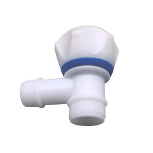 Vanne d'angle double 2 voies Yunsu à prix d'usine, vanne de réduction à diaphragme en plastique 1/2"-3/4" - Product Image 1