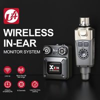 Système de monitoring intra-auriculaire sans fil Xvive U4R2 avec un émetteur et deux récepteurs