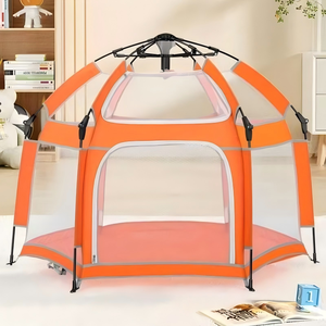 Tenda da Campeggio Portatile e Pieghevole per Bambini, Casetta da Giardino, Box di Sicurezza Impermeabile e Antistrappo per Interni ed Esterni - Product Image 2