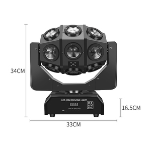 Shtx <span class=keywords><strong>200W</strong></span> 18PCS RGBW di chuyển đầu chùm ánh sáng, <span class=keywords><strong>Laser</strong></span>/Strobe/Disco FX với máy quét cơ giới cho sân khấu/DJ/Câu lạc bộ - Product Image 4